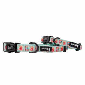 Sassy Woof Dog Collars (Color: Spread the Love, size: large)