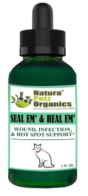 Seal Em And Seal Em Tincture - Wound, Infection, Cut & Hot Spot Support* (size: CAT / 1 fl oz.)