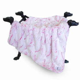 Whisper Dog Blanket (Color: Carnation, size: large)