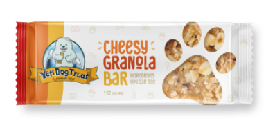 Yeti Cheesy Granola Bar (Color: Yellow/White, size: 1 oz)