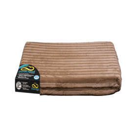 DuraCloud Orthopedic Pet Bed and Crate Pad (Color: Mocha, size: small)