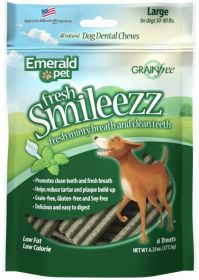Emerald Pet Fresh Smileezz Dental Dog Treats (Style: Large)