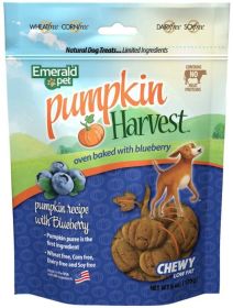 Emerald Pet Pumpkin Harvest Oven Baked Dog Treats (Style: Blueberry)